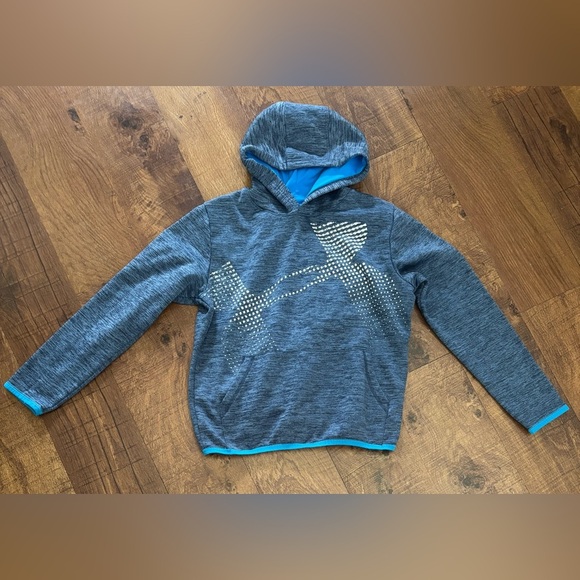 Under Armour unisex boy girl pullover hoodie Sz medium 10/12 - Picture 1 of 5